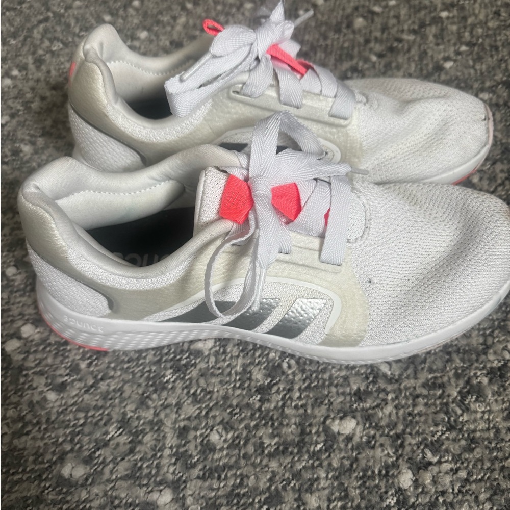 Adidas White and Pink Sneakers